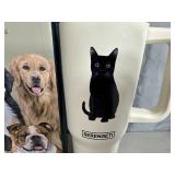 New Serengeti Vacuum Insulated Stainless Steel Tumbler with Lid - Black Cat
