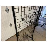 New Double Sided Rolling Retail Rack with Hooks