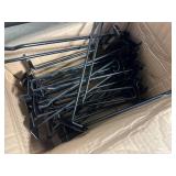 New Double Sided Rolling Retail Rack with Hooks