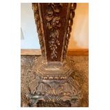 Ornate Marble-Top Pedestal Column #1