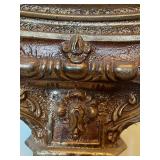 Ornate Marble-Top Pedestal Column #1