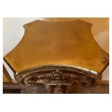 Ornate Marble-Top Pedestal Column #1