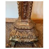 Ornate Marble-Top Pedestal Column #2