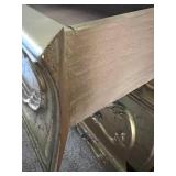 Gilded Rococo Bombe Chest With Marble Top & Ormolu Accents #1