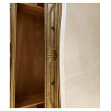 Gilded Rococo Bombe Chest With Marble Top & Ormolu Accents #1