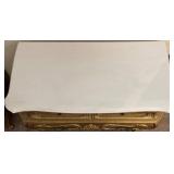 Gilded Rococo Bombe Chest With Marble Top & Ormolu Accents #2