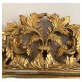 Ornate Gold Gilded Leaf Motif Wall Mirror