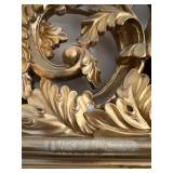 Ornate Gold Gilded Leaf Motif Wall Mirror