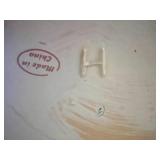 Large Chinese Porcelain Vase with Gold Floral Motifs & Ornate Border