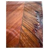 Antique French Bombe Chest of Drawers with Floral Inlay & Ormolu Mounts