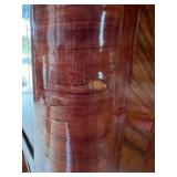 Antique French Bombe Chest of Drawers with Floral Inlay & Ormolu Mounts