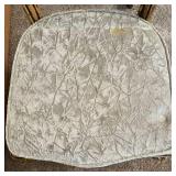 Ornate Gold Rococo Chair & Circular Back Medallion Cushioned Seat #1