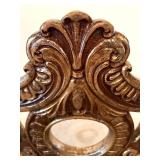 Ornate Gold Rococo Chair & Circular Back Medallion Cushioned Seat #4