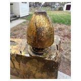 Louis XVI Style Giltwood Armchair & Damask Upholstery #2