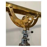 Brass Refracting Telescope & Wooden Tripod