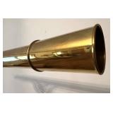 Brass Refracting Telescope & Wooden Tripod