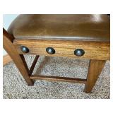 Kroehler Oak Desk & Matching Cabinet - Two-Piece Set