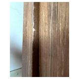 Set of 4 Wooden Folding Chairs with Slatted Seats