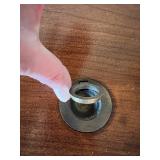 Vintage Campaign Desk with Lift-Top Storage & Brass Hardware