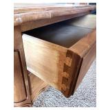 French Provincial Nightstand & 2-Drawer End Table with Cabriole Legs