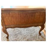 French Provincial Nightstand & 2-Drawer End Table with Cabriole Legs