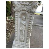 Pair of Ornate Pedestals with Classical Reliefs