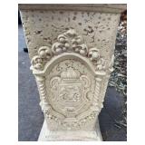Pair of Ornate Pedestals with Classical Reliefs