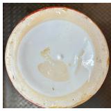 Pair of Decorative Porcelain Vases with Floral and Bird Designs