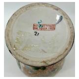 Pair of Hand-Painted Asian Decorative Ginger Jars