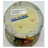 Pair of Hand-Painted Asian Decorative Ginger Jars