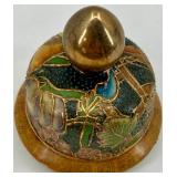 Pair of Hand-Painted Asian Decorative Ginger Jars