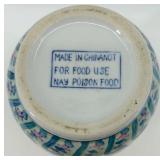 Pair of Decorative Porcelain Vases with Floral and Bird Motifs