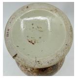 Pair of Hand-Painted Chinese Porcelain Vases with Floral and Butterfly Motifs