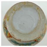 Set of 3 Decorative Chinese Porcelain Vases with Matching Plate