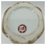 Pair of Hand-Decorated Asian Porcelain Vases with Floral and Bird Designs