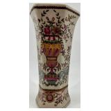 Collection of 4 Decorative Porcelain Vases and Jars with Floral Motifs