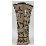 Collection of 4 Decorative Porcelain Vases and Jars with Floral Motifs