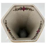 Collection of 4 Decorative Porcelain Vases and Jars with Floral Motifs