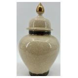 Collection of 4 Decorative Porcelain Vases and Jars with Floral Motifs