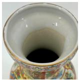 Set of 3 Hand-Painted Chinese Porcelain Vases with Decorative Scenes