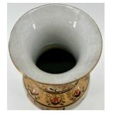 Set of 5 Decorative Asian Style Porcelain Vases with Floral and Scenic Designs