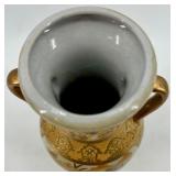 Set of 5 Decorative Asian Style Porcelain Vases with Floral and Scenic Designs