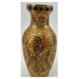 Set of 5 Decorative Asian Style Porcelain Vases with Floral and Scenic Designs