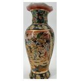 Set of 3 Satsuma Style Japanese Vases and Ginger Jars with Gilt Detail