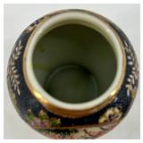 Set of 3 Satsuma Style Japanese Vases and Ginger Jars with Gilt Detail