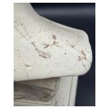 Classical Plaster Bust on Pedestal - Neoclassical Portrait - LARGE 27"