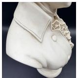 Mozart Bust Sculpture on Pedestal