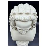 J.S. Bach Bust Sculpture on Pedestal