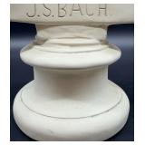 J.S. Bach Bust Sculpture on Pedestal