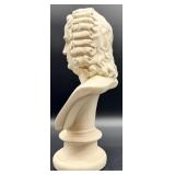 J.S. Bach Bust Sculpture on Pedestal